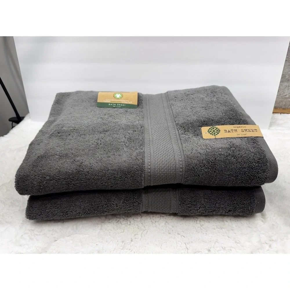 Eco Existence The Organic Towel Eco- melange 2 Pc Bath Sheets 34